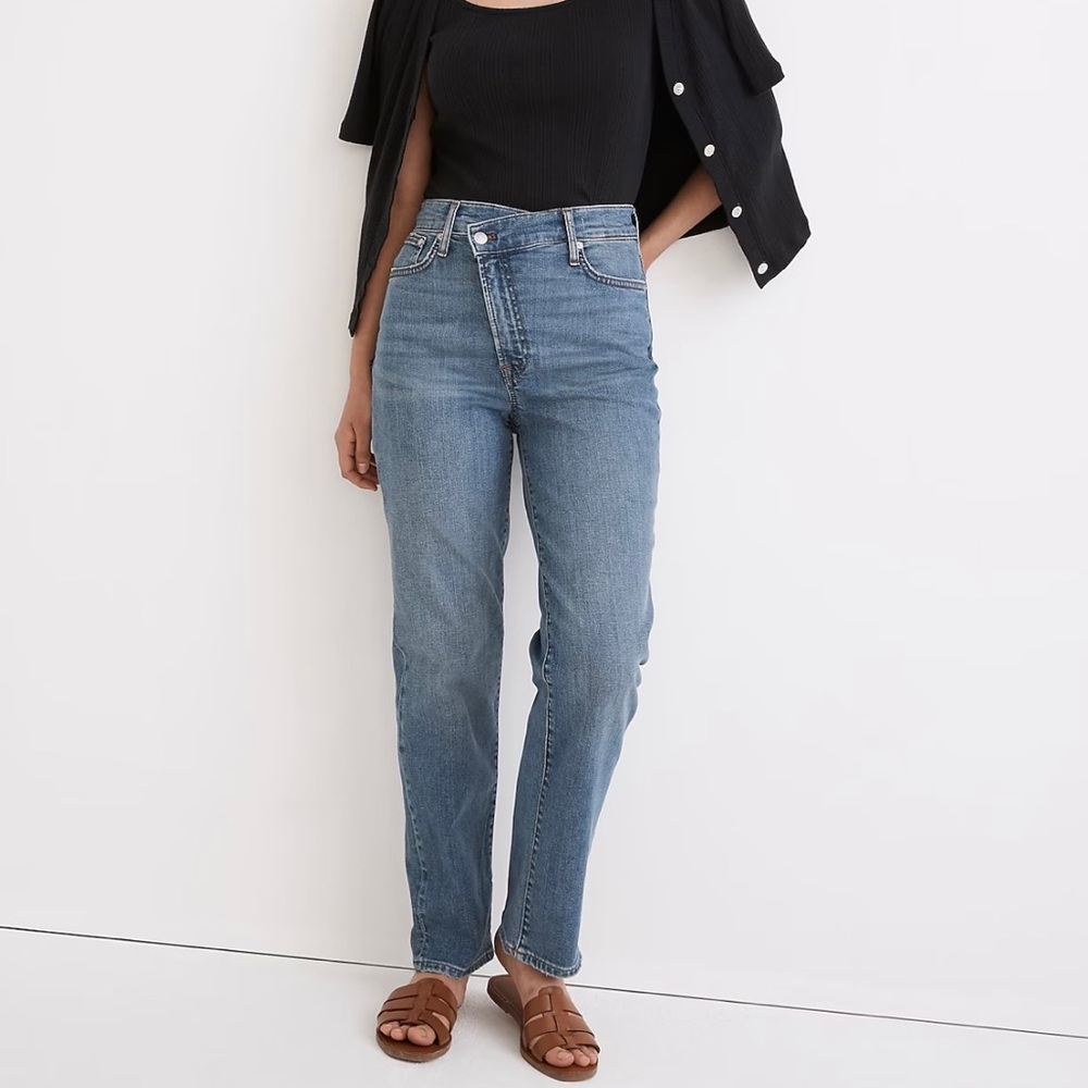 Madewell NWOT perfect vintage straight jean: crossover edition